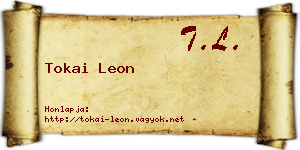Tokai Leon névjegykártya